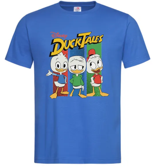 Мужская футболка Каченята Duck Tales Ярко-синий фото