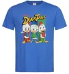 Мужская футболка Каченята Duck Tales Ярко-синий фото