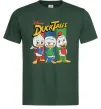 Мужская футболка Каченята Duck Tales Темно-зеленый фото
