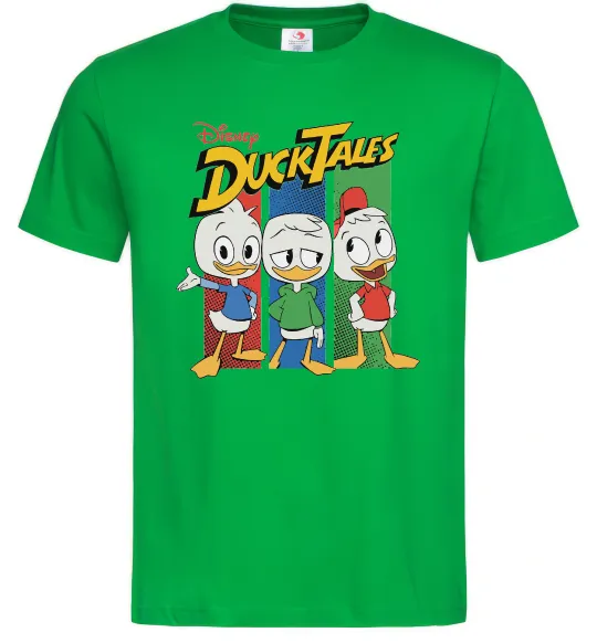 Мужская футболка Каченята Duck Tales Зеленый фото