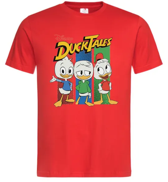 Мужская футболка Каченята Duck Tales Красный фото