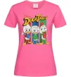 Женская футболка Каченята Duck Tales Ярко-розовый фото