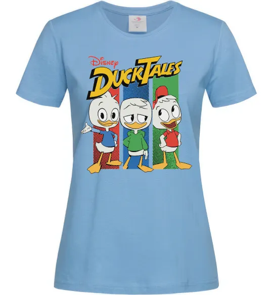 Женская футболка Каченята Duck Tales Голубой фото