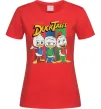 Женская футболка Каченята Duck Tales Красный фото