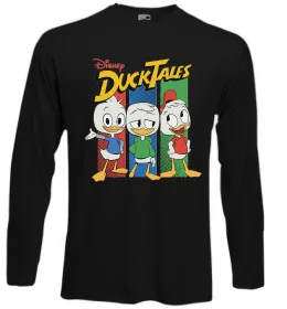Лонгслив Каченята Duck Tales Черный фото