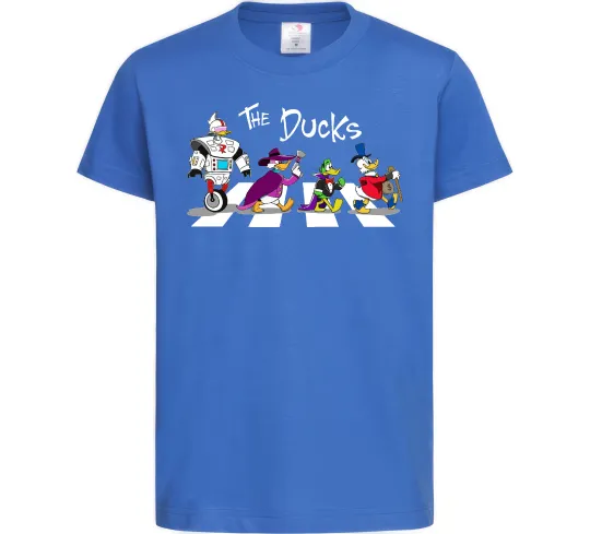 Детская футболка The Ducks Ярко-синий фото