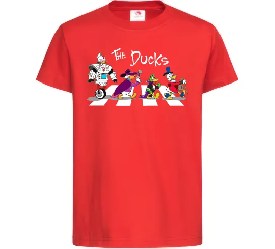 Детская футболка The Ducks Красный фото