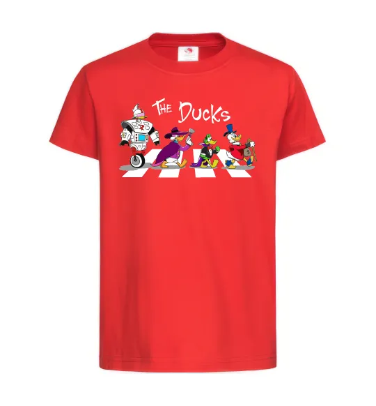 Детская футболка The Ducks Красный фото