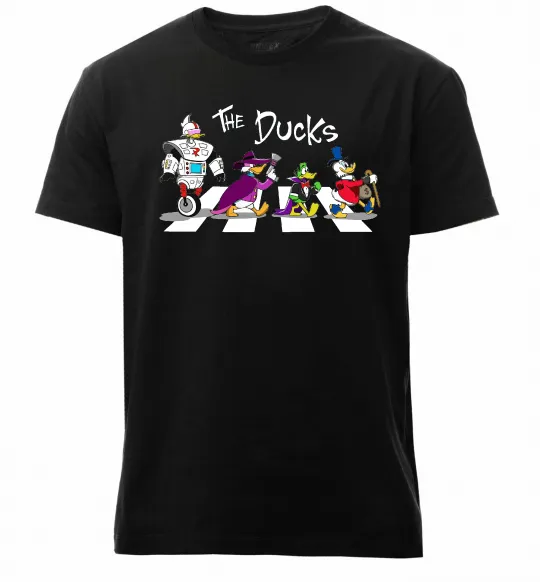 Мужская премиум футболка The Ducks Черный фото