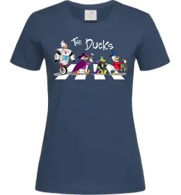 Женская футболка The Ducks Темно-синий фото