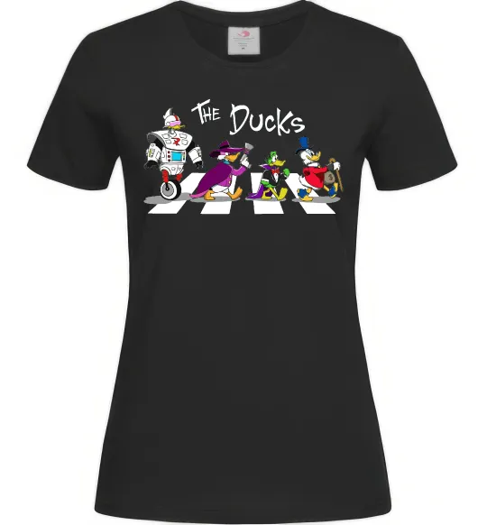 Женская футболка The Ducks Черный фото