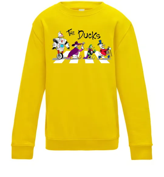 Детский Свитшот The Ducks Солнечно желтый фото