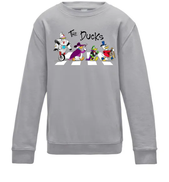 Детский Свитшот The Ducks Серый меланж фото