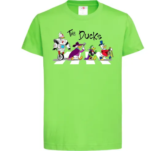 Детская футболка The Ducks Лаймовый фото