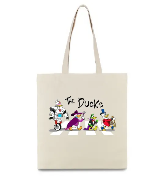 Эко-сумка The Ducks Бежевый фото