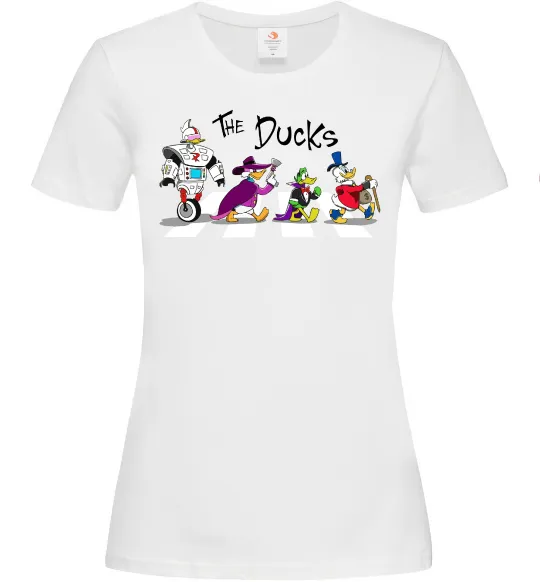 Женская футболка The Ducks Белый фото
