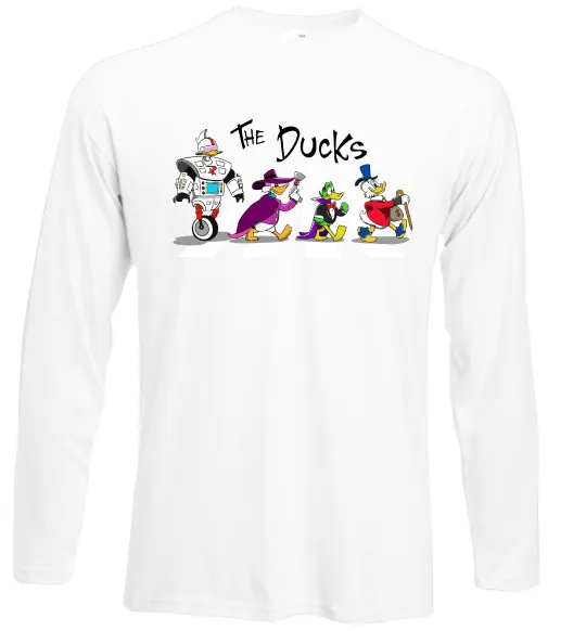 Лонгслив The Ducks Белый фото