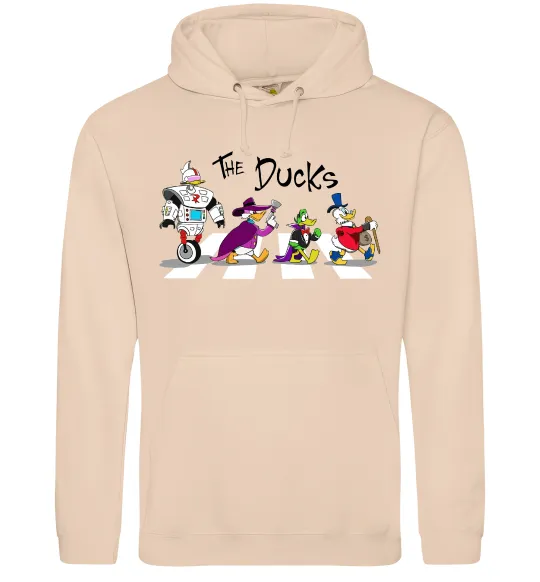 Мужская толстовка (худи) The Ducks Песочный фото