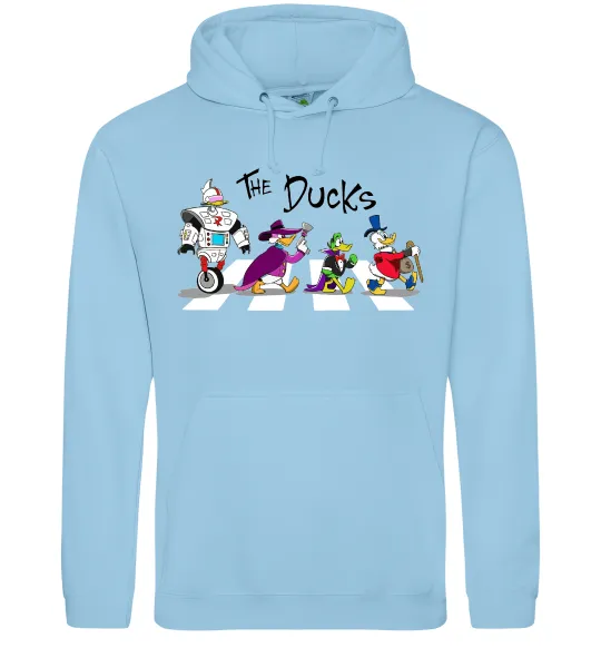 Мужская толстовка (худи) The Ducks Голубой фото