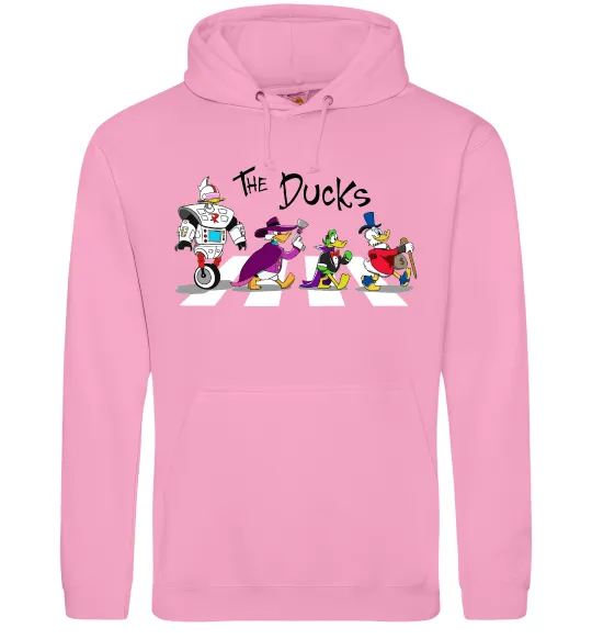 Женская толстовка (худи) The Ducks Розовый фото