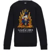 Детский Свитшот Game of coins Черный фото