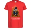 Детская футболка Game of coins Красный фото