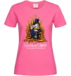 Женская футболка Game of coins Ярко-розовый фото