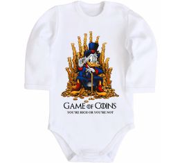 Детский боди Game of coins
