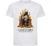 Детская футболка Game of coins Белый фото