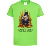 Детская футболка Game of coins Лаймовый фото