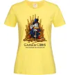 Женская футболка Game of coins Лимонный фото