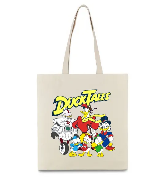 Эко-сумка Качині історії персонажі Бежевый фото