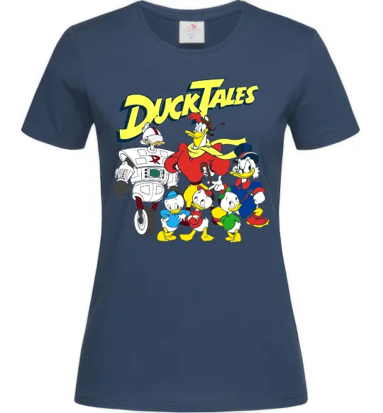 Женская футболка Качині історії персонажі Темно-синий фото