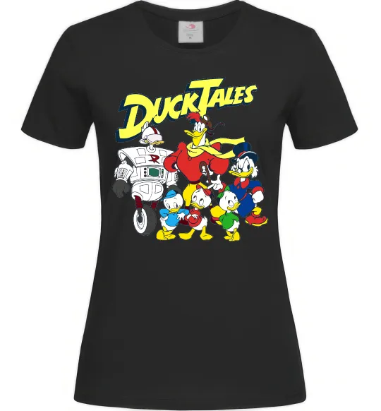 Женская футболка Качині історії персонажі Черный фото