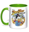 Чашка с цветной ручкой Duck Tales Woo-oo Лаймовый фото