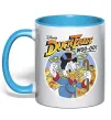 Чашка с цветной ручкой Duck Tales Woo-oo Голубой фото