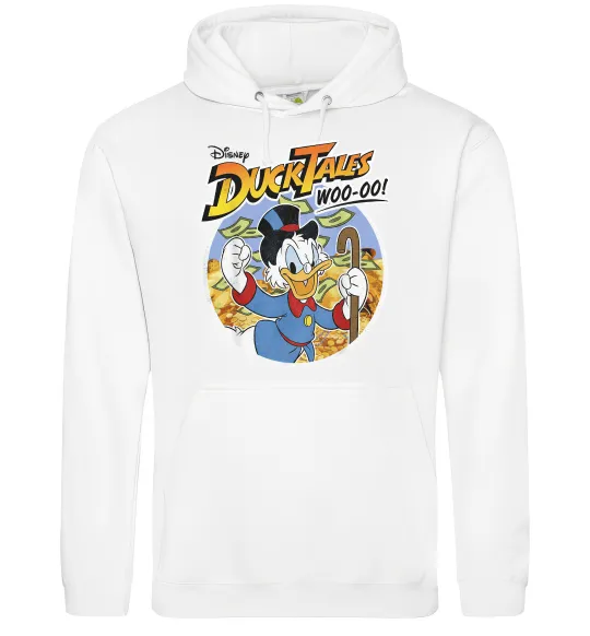 Мужская толстовка (худи) Duck Tales Woo-oo Белый фото