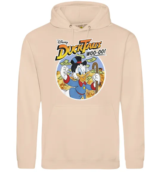 Мужская толстовка (худи) Duck Tales Woo-oo Песочный фото