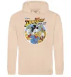 Женская толстовка (худи) Duck Tales Woo-oo Песочный фото