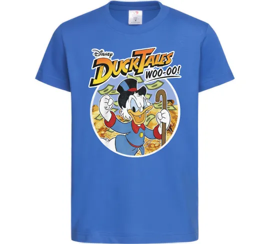 Детская футболка Duck Tales Woo-oo Ярко-синий фото
