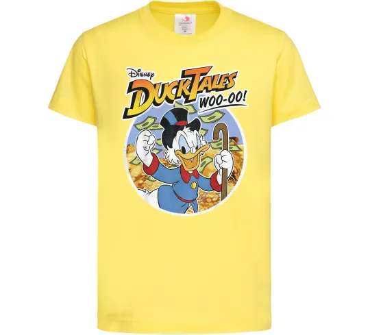 Детская футболка Duck Tales Woo-oo Лимонный фото