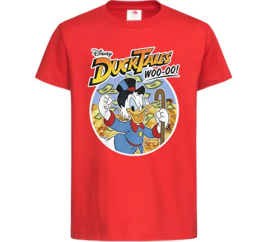 Детская футболка Duck Tales Woo-oo Красный фото