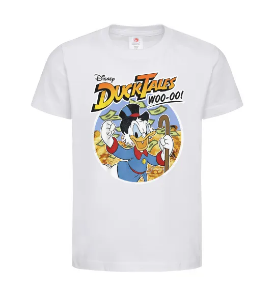Детская футболка Duck Tales Woo-oo Белый фото