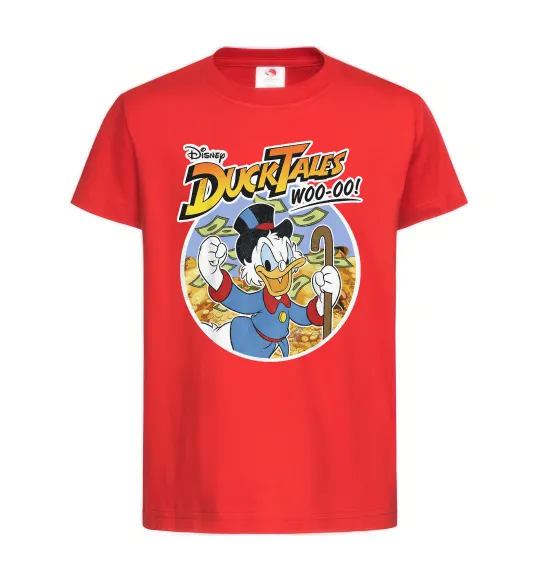 Детская футболка Duck Tales Woo-oo Красный фото