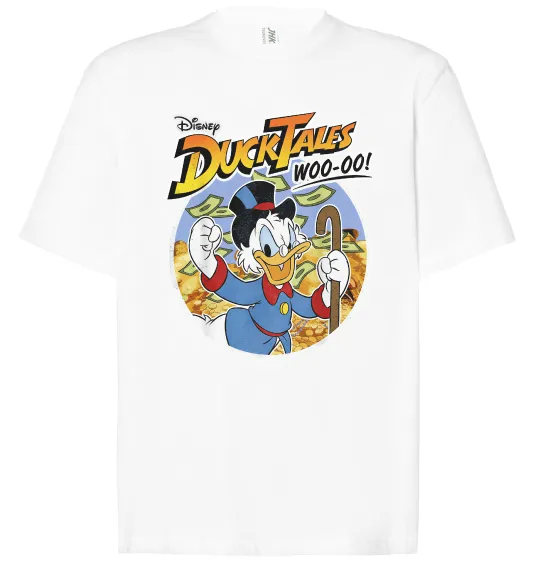 Футболка Оверсайз Duck Tales Woo-oo Белый фото