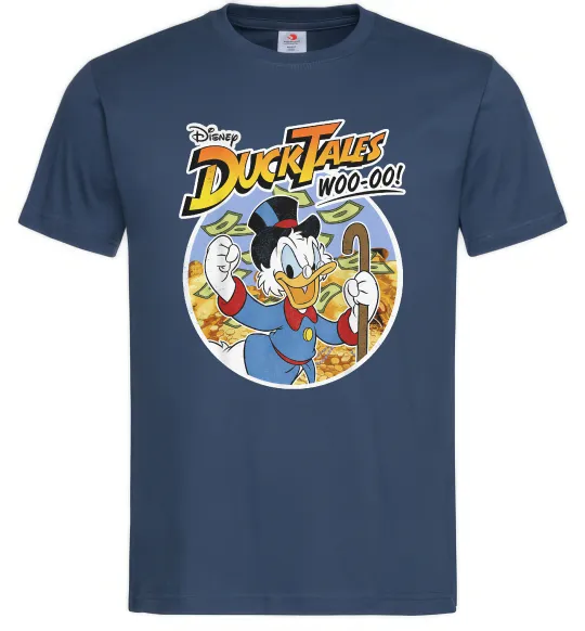 Мужская футболка Duck Tales Woo-oo Темно-синий фото