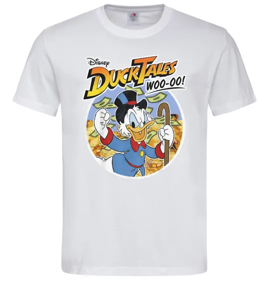 Мужская футболка Duck Tales Woo-oo Белый фото