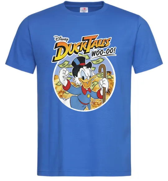 Мужская футболка Duck Tales Woo-oo Ярко-синий фото