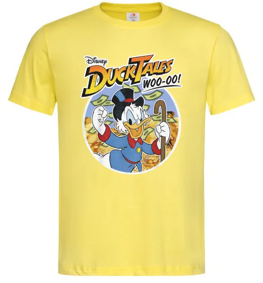 Мужская футболка Duck Tales Woo-oo Лимонный фото