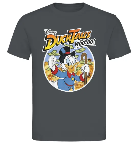 Мужская футболка Duck Tales Woo-oo Графит фото